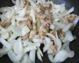 新玉ねぎと卵の炒め作り方4写真