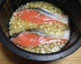 年末年始や行楽に★塩鮭の炊き込みご飯作り方4写真