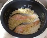 年末年始や行楽に★塩鮭の炊き込みご飯作り方5写真