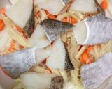 フライパンで蒸すだけ☆たら＆野菜蒸し作り方2写真