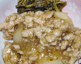 簡単♪小かぶのそぼろあんかけ作り方4写真