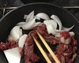 ランチにも♪牛丼みたいな焼うどん作り方2写真