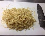 【糖質制限】豆腐皮でヘルシー焼きそば作り方2写真