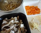 鶏肉と舞茸の炊き込みおこわ♪作り方1写真