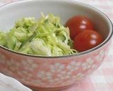レモン風味ドレで味わう♪トマトとバジル作り方4写真