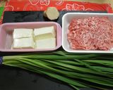 豆腐、にらバーグ作り方1写真