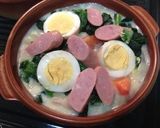 シチュー豆腐グラタン☆お餅入り♫作り方4写真