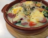シチュー豆腐グラタン☆お餅入り♫作り方6写真