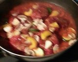 簡単 野菜たっぷりトマト煮込みハンバーグ作り方5写真