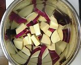 ☆さつまいも＆鶏そぼろご飯☆作り方1写真
