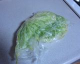 キャベツと鮭のロール蒸し　作り方1写真