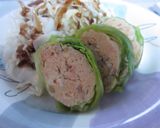 キャベツと鮭のロール蒸し　作り方6写真