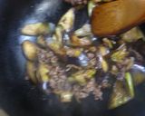 牛肉・なす・白ネギのオイスターソース炒め作り方6写真