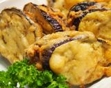 お好み焼き粉衣で～カリッとナス餃子♪作り方6写真