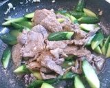 美味しい☆胡瓜と牛肉炒め☆胡瓜消費にも作り方5写真