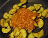 おろしでサッパリ♪夏野菜の麻婆茄子ピザ作り方4写真