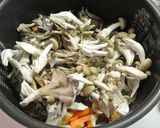 簡単☺きのこ・鶏・牛蒡の炊き込みご飯作り方3写真