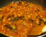 ■ビーンズと茄子の麻婆トマトカレー■作り方4写真