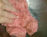 家庭の味。ふっくらハンバーグ作り方3写真