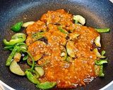✿麻婆ごはんのチーズ焼き✿作り方3写真