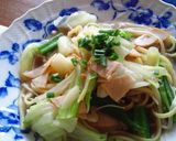 ノンオイル★残り野菜で簡単和風パスタ作り方9写真