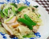 ノンオイル★残り野菜で簡単和風パスタ作り方8写真