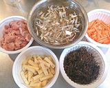いかなごくぎ煮で調味料不要☆炊き込みご飯作り方2写真