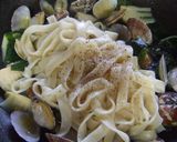 あさりと若竹のもちもちパスタ作り方5写真