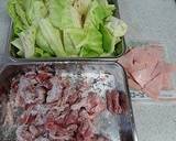 春キャベツと豚肉のミルク煮作り方1写真