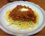 花粉症対策！蓮根のミートソースパスタ作り方6写真
