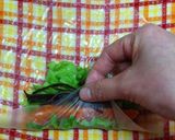 簡単華やか☆サーモンときくらげの生春巻き作り方6写真