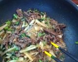 焼肉のタレで☆牛肉と大根のチャプチェ風作り方5写真