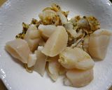 刺身が余ったら　ホタテわさび冷スパゲティ作り方2写真