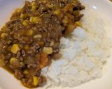 たっぷりコーンのキーマカレー作り方5写真
