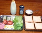 甘めのマヨネーズでサンドイッチ作り方1写真
