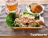 マヨラ～おいで～❤カニレタスマヨ炒飯作り方8写真