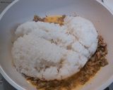 簡単＊リメイク＊生姜焼き残りチャーハン♪作り方3写真