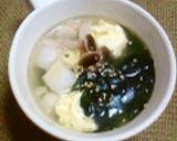 生姜が決め手♪ワカメと卵のスープ作り方14写真