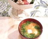小松菜のお味噌汁作り方10写真
