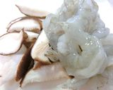 海老としいたけのバター焼き作り方1写真