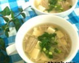 豆腐ときのこのほっこり生姜スープ作り方9写真