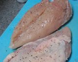 鶏胸肉のクレージーソルト酒蒸し焼き作り方1写真