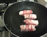 お弁当に彩りプラス・紅白の肉巻き作り方4写真