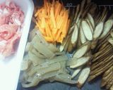 だしが決め手のあっさり本格肉牛蒡ごぼう作り方1写真