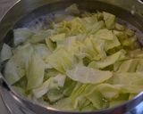 春キャベツと卵のすいとんお味噌汁作り方6写真