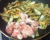だしが決め手のあっさり本格肉牛蒡ごぼう作り方5写真