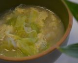 春キャベツと卵のすいとんお味噌汁作り方9写真