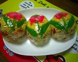 お花見に可愛い♥プチ五目寿司ケーキ作り方10写真