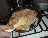 辛口！麻婆風あんかけそば春巻き仕立て作り方2写真