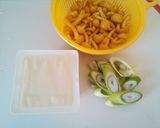 ＊なめことネギと豆腐＊の味噌汁作り方1写真